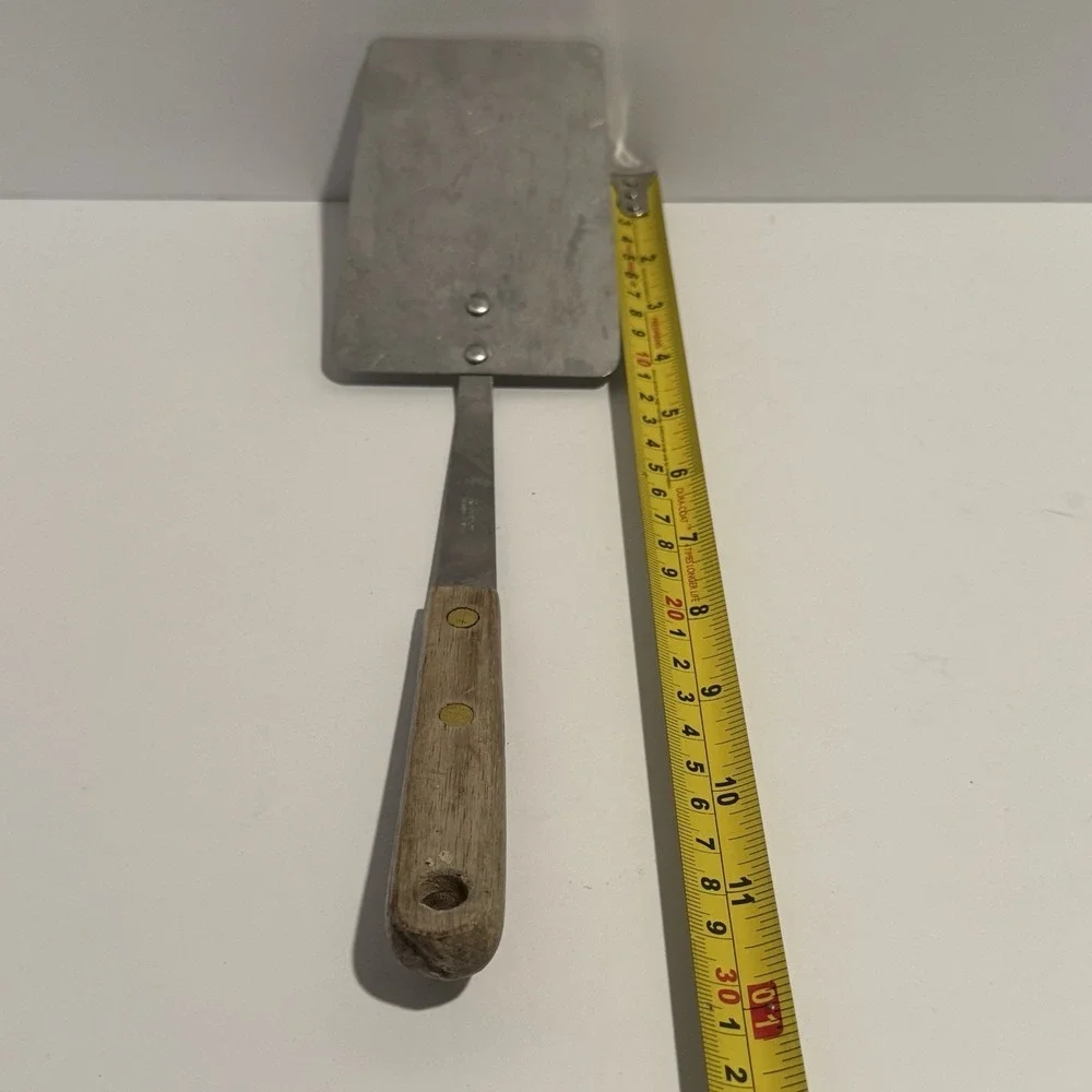 Vintage Robinson Knife Co Stainless Spatula Turner Wood Handle‎ USA